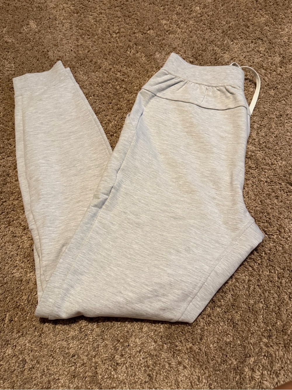 Men’s Lululemon Light Gray Jogger Pants - Casual Pull-On Bottoms
